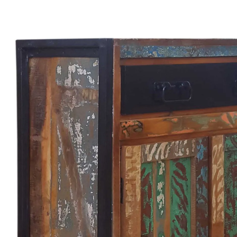 Wohnen Kommode Ensley in Schwarz Bunt