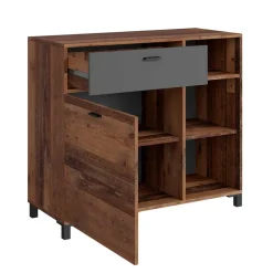 Kommode in Altholz Optik & Anthrazit - Bosco^Wohnen