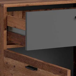 Kommode in Altholz Optik & Anthrazit - Bosco^Wohnen