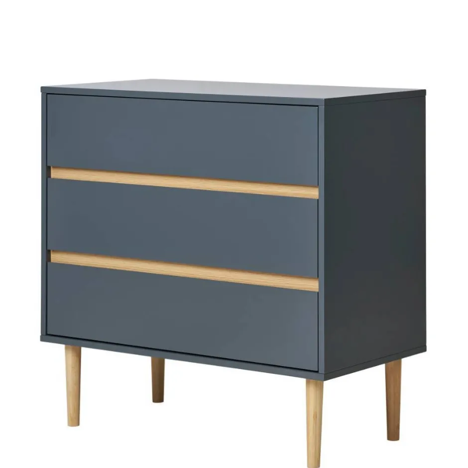 Wohnen Kommode in Dunkelgrau und Kiefer - Street