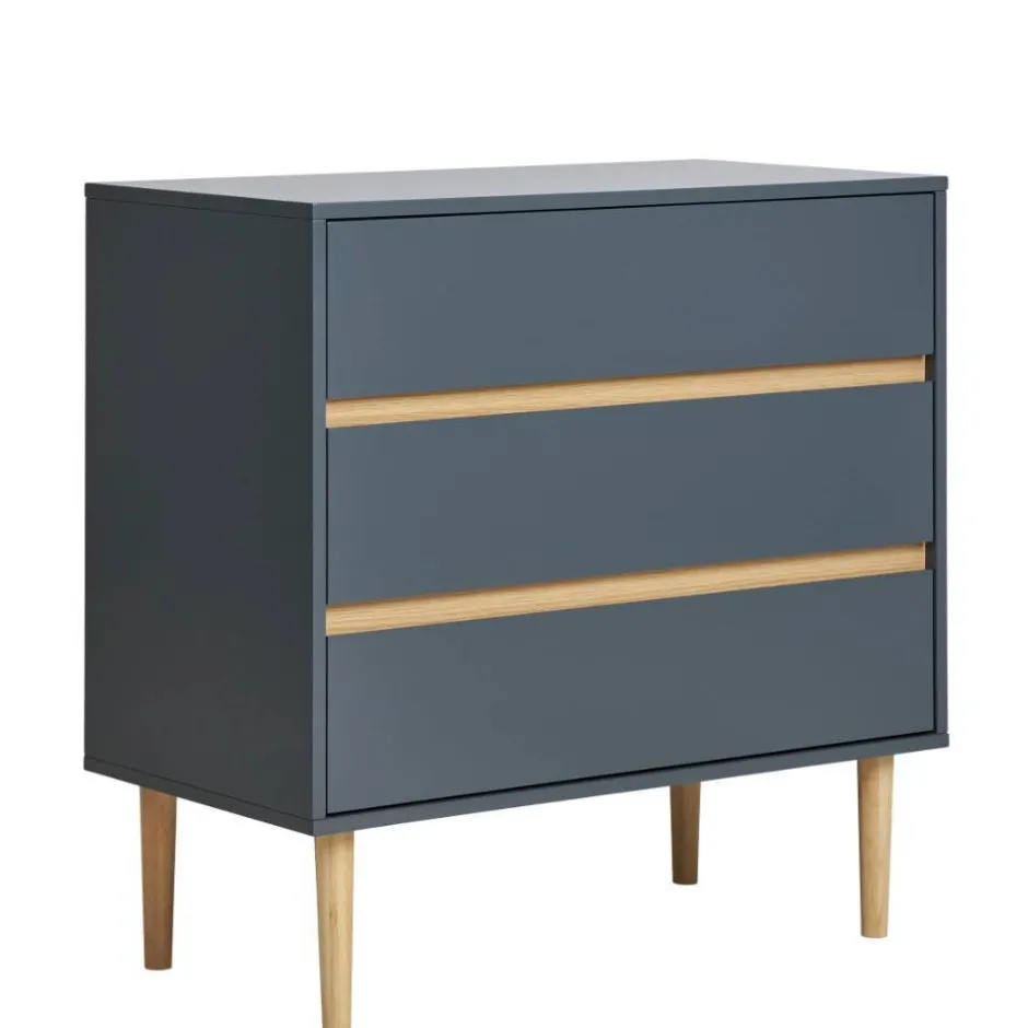 Wohnen Kommode in Dunkelgrau und Kiefer - Street