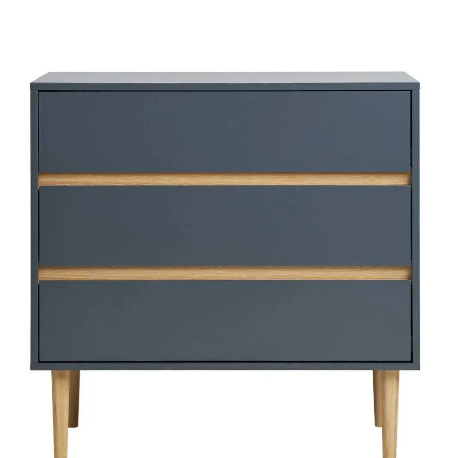 Wohnen Kommode in Dunkelgrau und Kiefer - Street