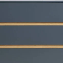 Wohnen Kommode in Dunkelgrau und Kiefer - Street