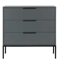 Kommode in Grau & Schwarz - Brazoly^Wohnen Discount