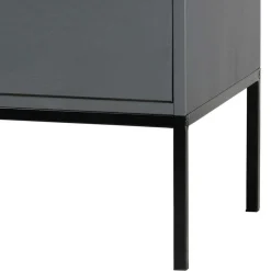 Kommode in Grau & Schwarz - Brazoly^Wohnen Discount