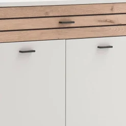 Kommode in Lichtgrau mit Wildeiche - Ballina^Wohnen Clearance
