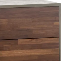 Kommode in Nussbaum und Beton Optik - Giolia^Wohnen Discount