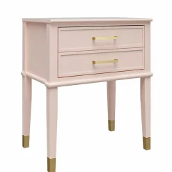 Wohnen Kommode in Rosa mit Gold - Bafata