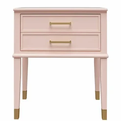 Wohnen Kommode in Rosa mit Gold - Bafata