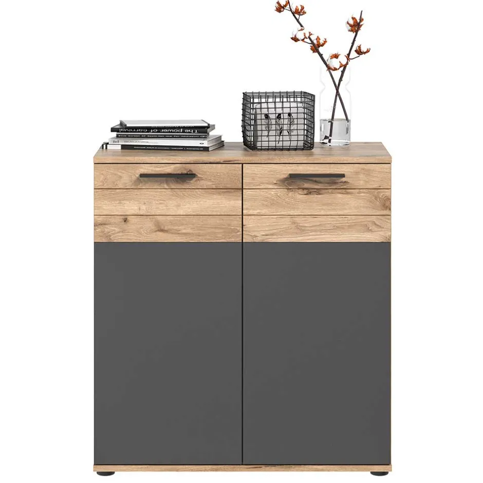 Wohnen Kommode mit Doppeltür 80x87x40 cm - Lucios