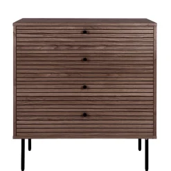 Kommode mit dunklem Furnier in Braun - Wega^Wohnen Discount