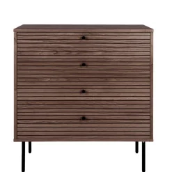 Kommode mit dunklem Furnier in Braun - Wega^Wohnen Discount