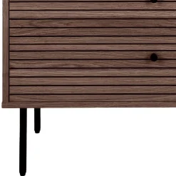 Kommode mit dunklem Furnier in Braun - Wega^Wohnen Discount