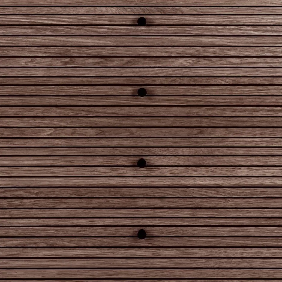 Kommode mit dunklem Furnier in Braun - Wega^Wohnen Discount