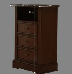 Wohnen Kommode mit Fach und Schubladen - Istefanio