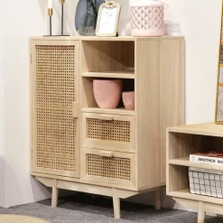 Kommode mit Füllungen aus Wiener Geflecht - Oncinasa^Wohnen New