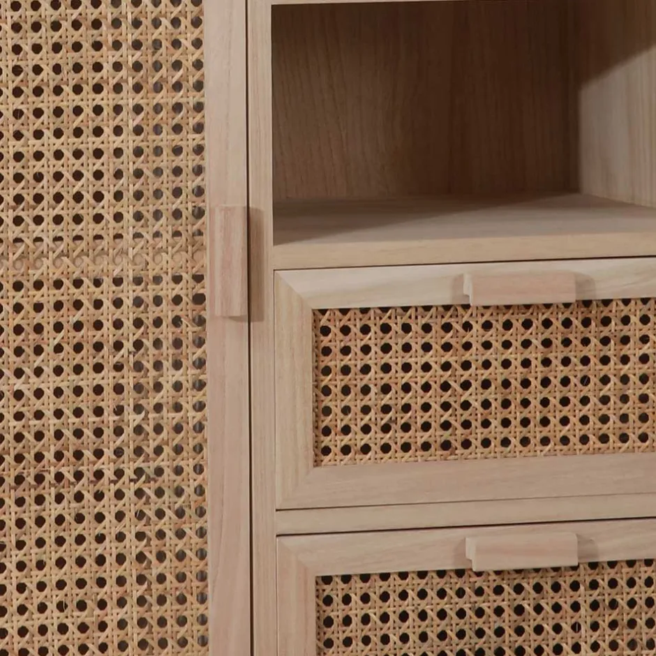 Kommode mit Füllungen aus Wiener Geflecht - Oncinasa^Wohnen New