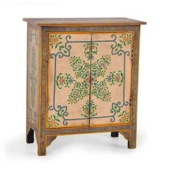 Kommode mit folkloristischen Blumen Motiven - Cacressa^Wohnen New