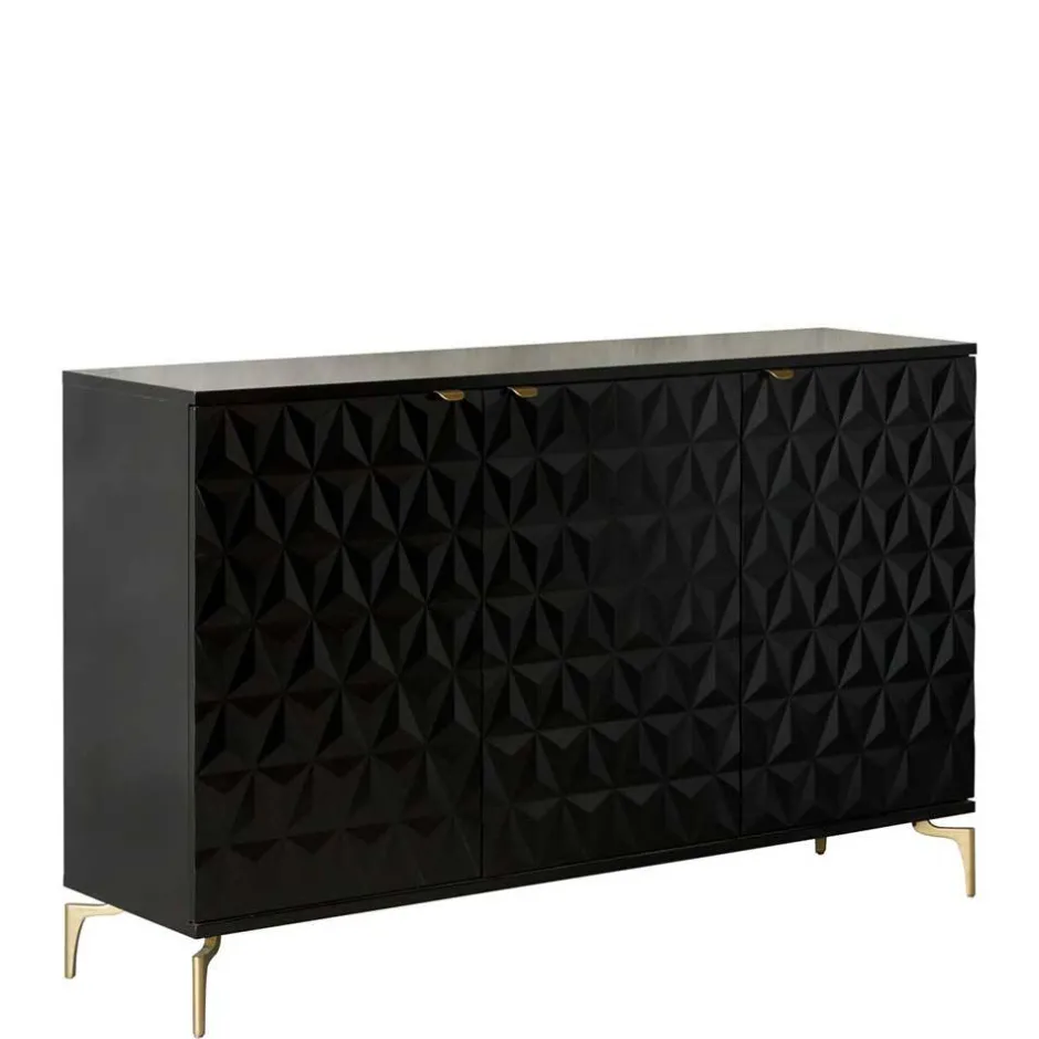 Kommode mit geometrisch strukturierten Fronten - Ardit^Wohnen Outlet