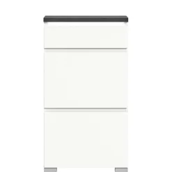 Wohnen Kommode mit Schublade und zwei Schuhklappen - Suad