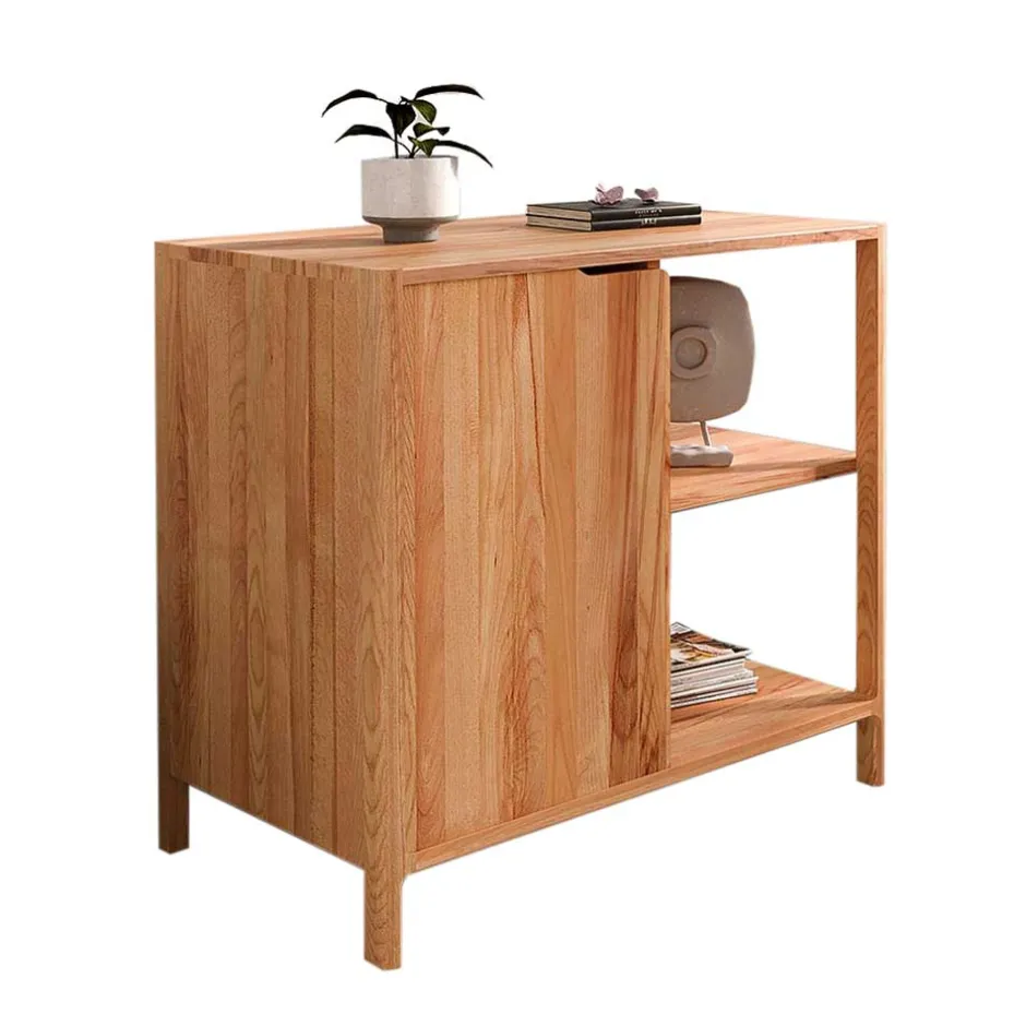 Kommode mit Tür und zwei offenen Fächern - Lana^Wohnen Best