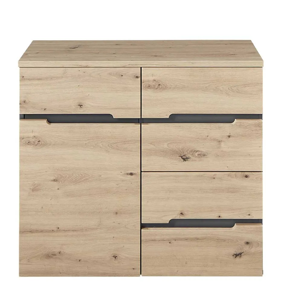 Kommode mit vier Schubladen & Tür - Kuetra I^Wohnen