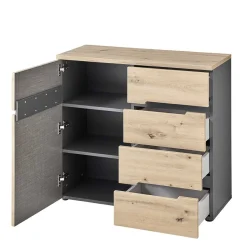 Kommode mit vier Schubladen & Tür - Kuetra I^Wohnen