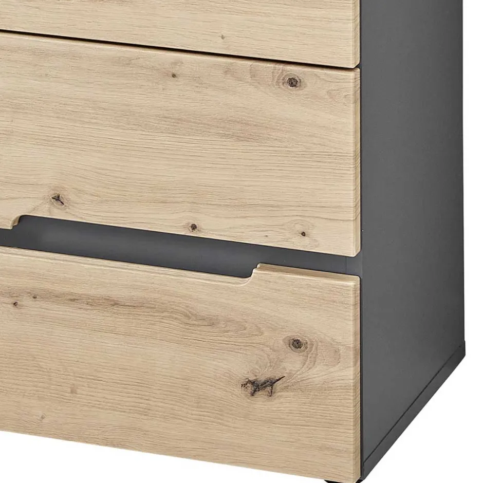 Kommode mit vier Schubladen & Tür - Kuetra I^Wohnen