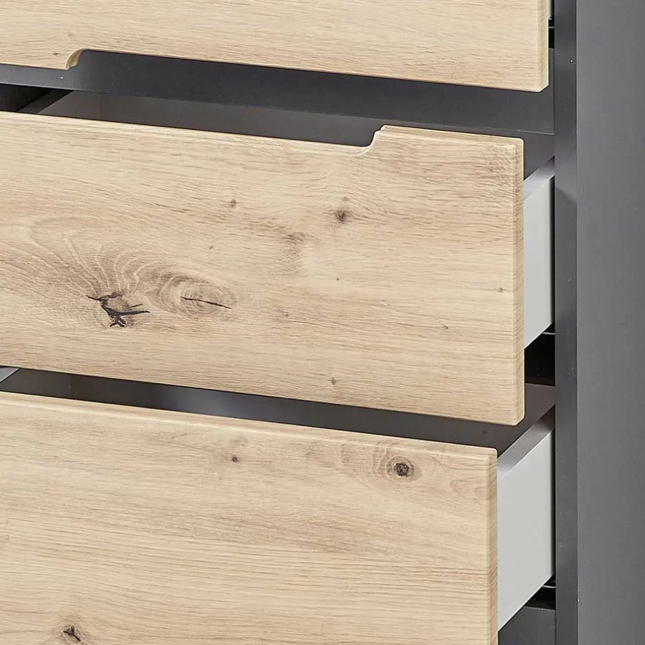 Kommode mit vier Schubladen & Tür - Kuetra I^Wohnen