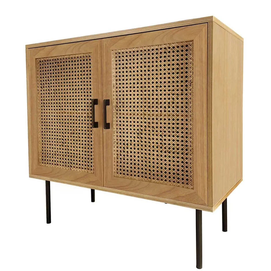 Kommode mit Wiener Geflecht Türen - Esholda^Wohnen Online