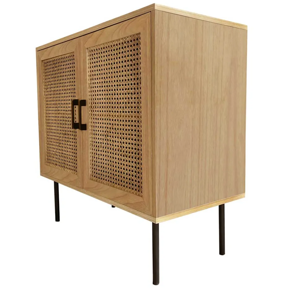 Kommode mit Wiener Geflecht Türen - Esholda^Wohnen Online