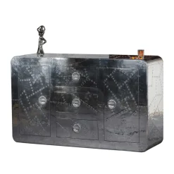 Kommode Pilot in Alufarben^Wohnen New