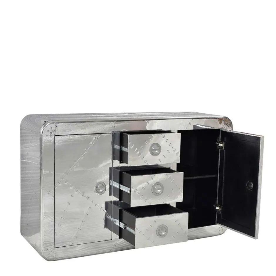 Kommode Pilot in Alufarben^Wohnen New