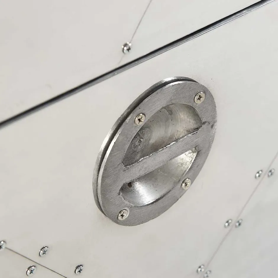 Kommode Pilot in Alufarben^Wohnen New