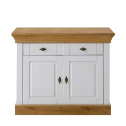 Kommode Sibiuta in Weiß Kiefer teilmassiv^Wohnen Best