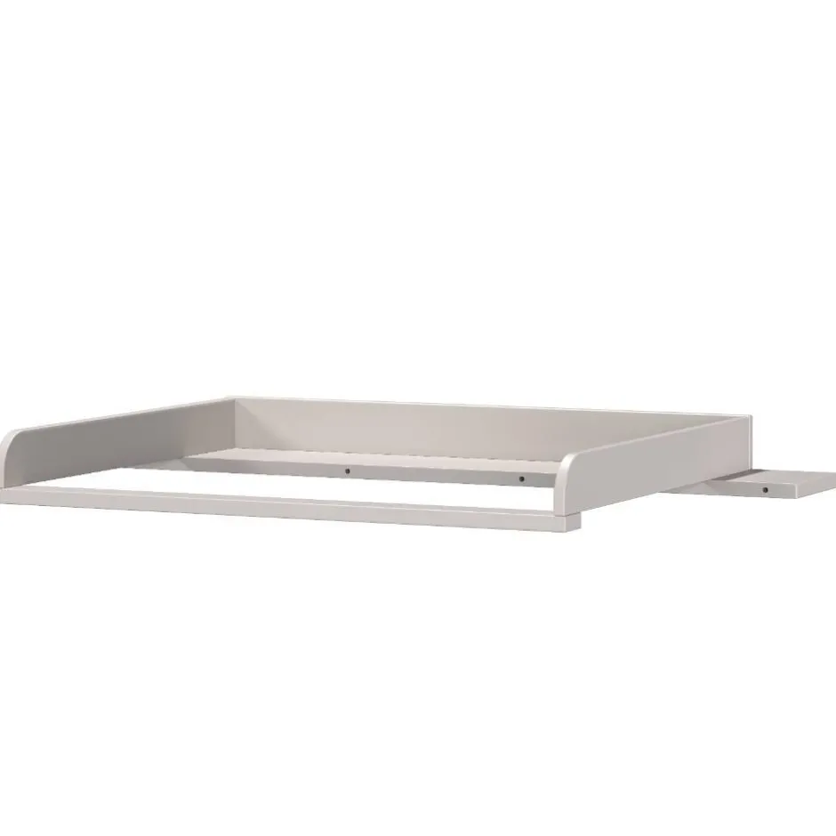 Kinder Wohnen Kommode Wickelkommode in Hellgrau - Afilon