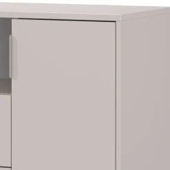 Kinder Wohnen Kommode Wickelkommode in Hellgrau - Afilon