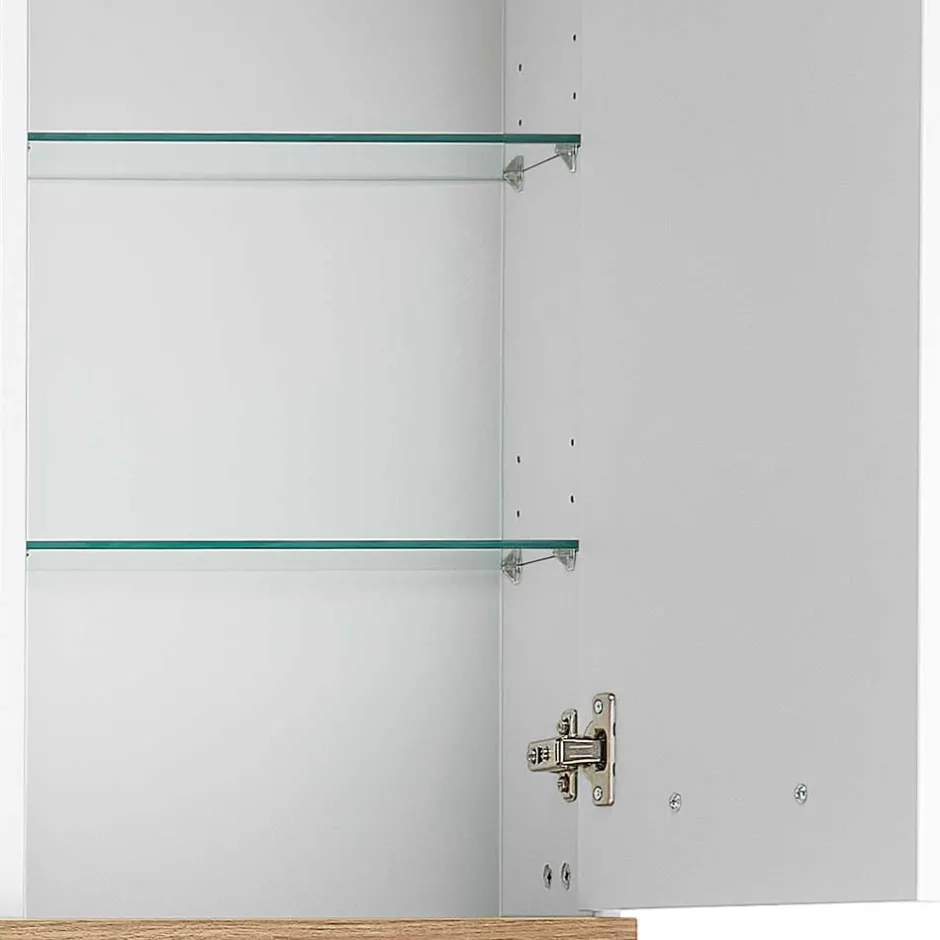 Wohnen Kompakte Badmöbel im Skandi Design - Timur (dreiteilig)