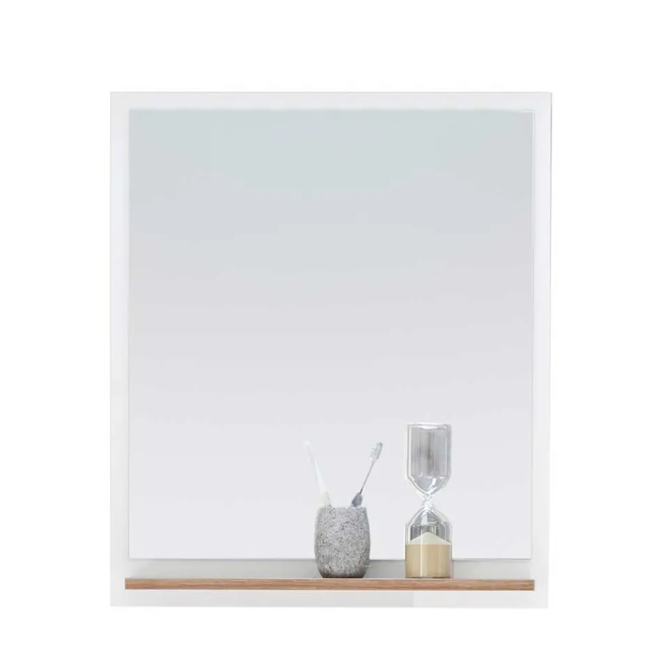 Wohnen Kompakte Badmöbel im Skandi Design - Timur (dreiteilig)