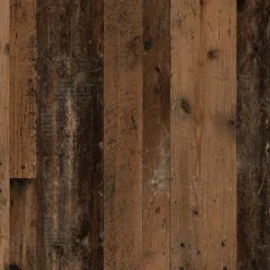 Kompakte Garderobe in Anthrazit & Altholz Optik - Vlatu^Wohnen