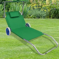 Wohnen Kompakte Rollliege für Garten oder Strand - Asan