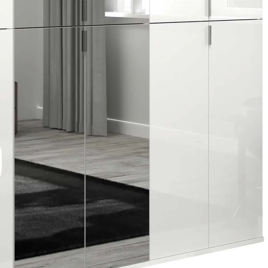 Wohnen Kompakte Schrank Kombi 12-türig - Ejulia (dreiteilig)