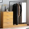 Wohnen Kompakte Standgarderobe mit Spiegel - Jannick