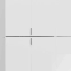 Kompakter Kleiderschrank 122x193x34 cm - Ejulia (zweiteilig)^Wohnen Hot