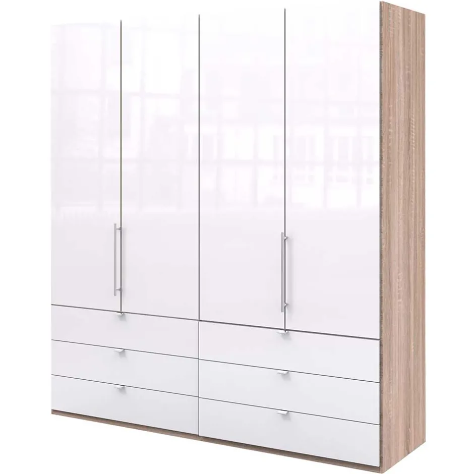 Kompakter Schlafzimmerschrank 200cm breit - Bosays^Wohnen New