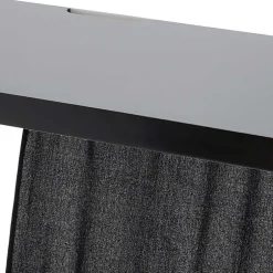 Kompakter Schreibtisch in Schwarz und Weiß - Tulcea^Wohnen