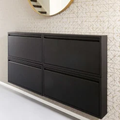 Wohnen Kompakter Schuhkipper in 75x38x13 cm - Trasmina