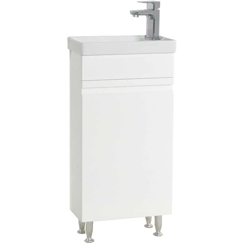 Wohnen Kompakter Waschtisch fürs Gäste WC in Weiß - Departo