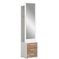 Kompaktgarderobe in Weiß mit Asteiche - Wakes^Wohnen Sale