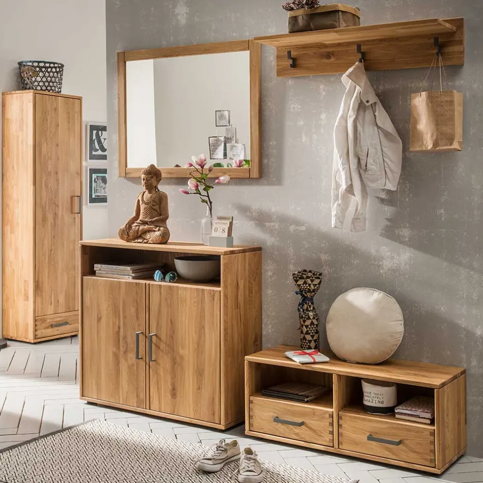 Komplett Flureinrichtung aus Holz - Teano (fünfteilig)^Wohnen Best